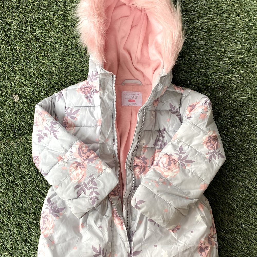 Children’s Place Girls Winter Waterproof Coat